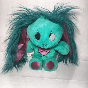Rare American McGee Plushie Dreadfuls Envy Rabbit 2-Faced Green Plush 55cm